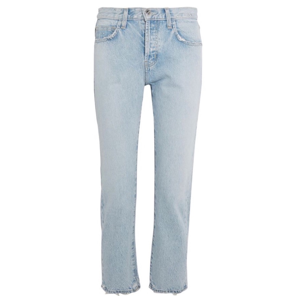 Current/Elliott High Rise Original Straight Jeans - Picture 2 of 3